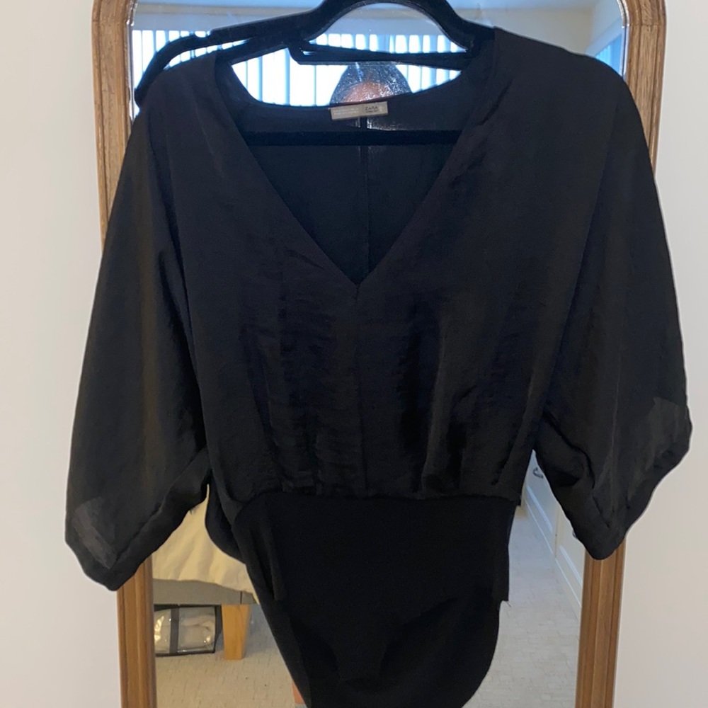 Black Silk Zara Bodysuit